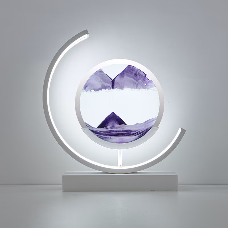 Purple Sand - White Frame